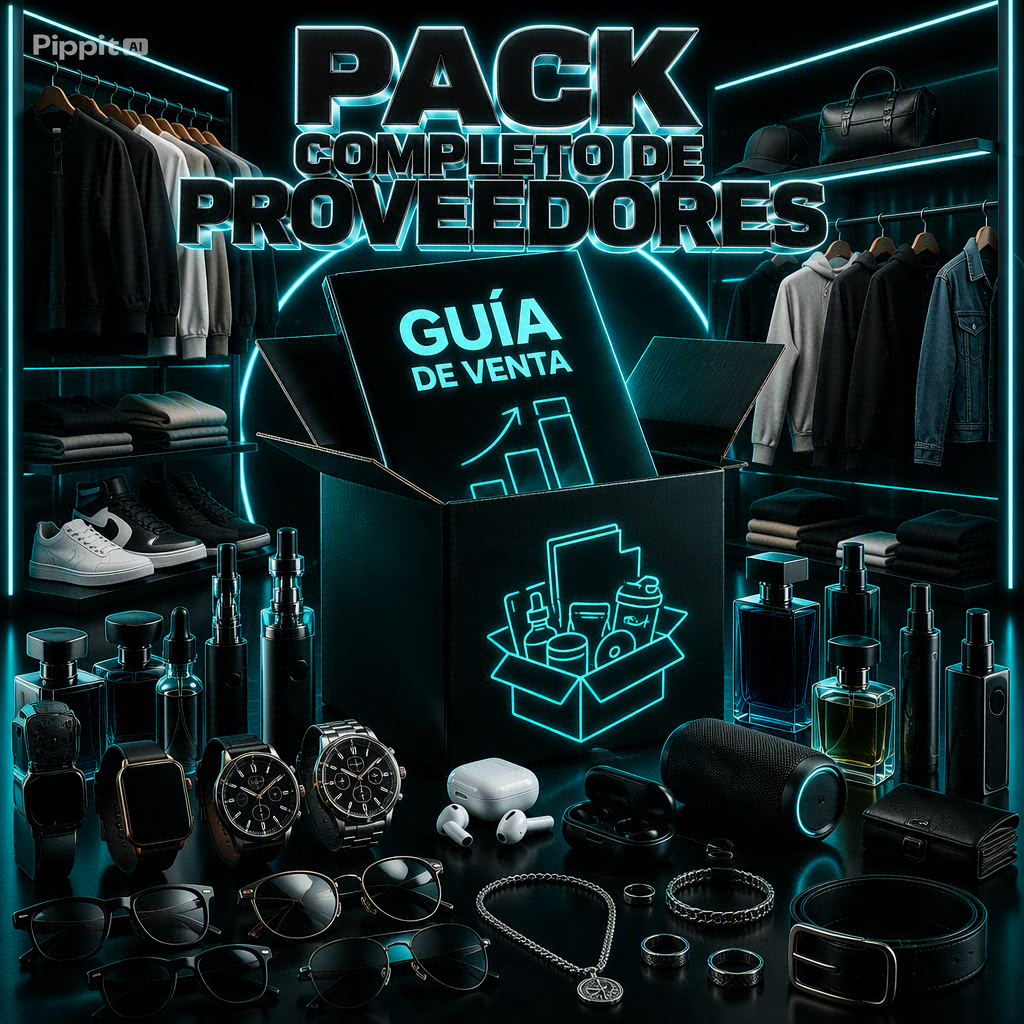 Pack de todos los proveedores + Guía de venta