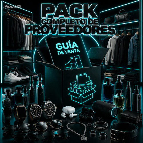 Pack de todos los proveedores + Guía de venta
