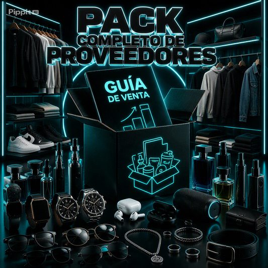 Pack de todos los proveedores + Guía de venta